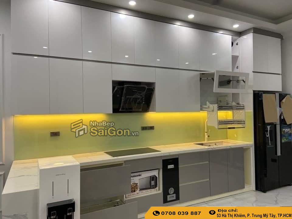 Tủ bếp nhựa chữ I