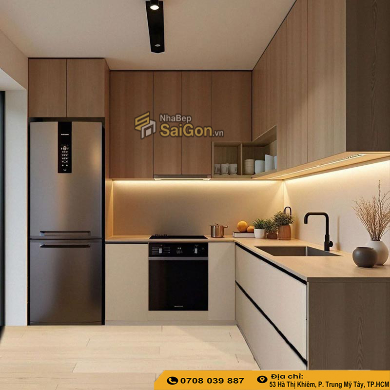 Tủ bếp nhựa chống nước