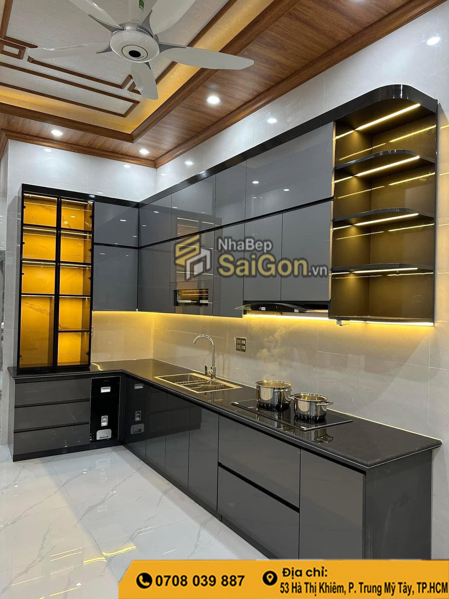 Báo giá thi công tủ bếp nhựa