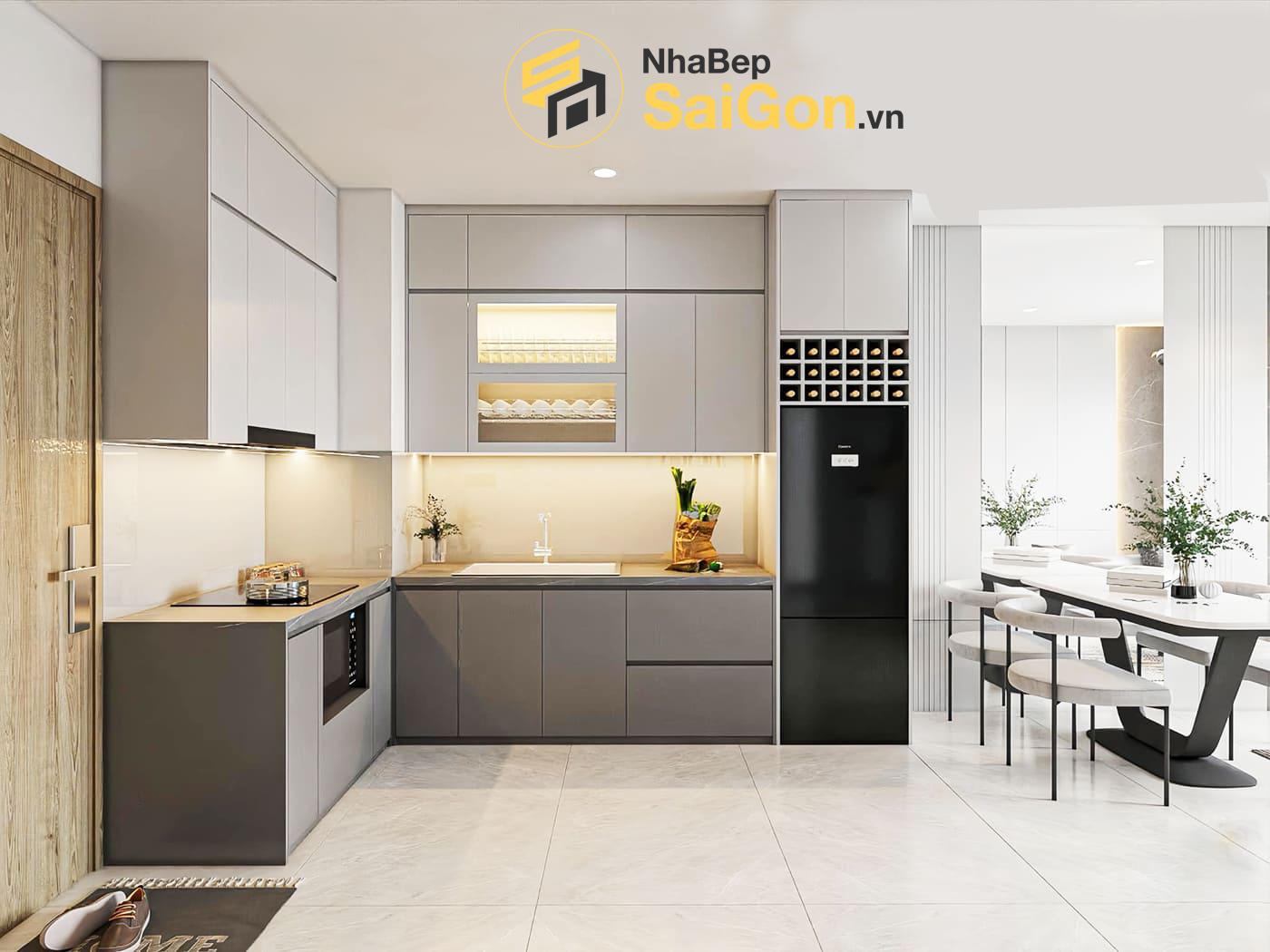 Tủ Bếp Cho Chung Cư – Giải Pháp Thiết Kế Hiện Đại, Tiết Kiệm Diện Tích Và Tối Ưu Công Năng