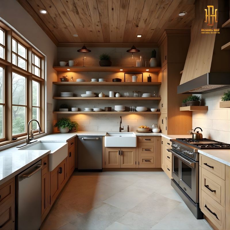 So Sánh Tủ Bếp Gỗ Và Tủ Bếp Nhựa