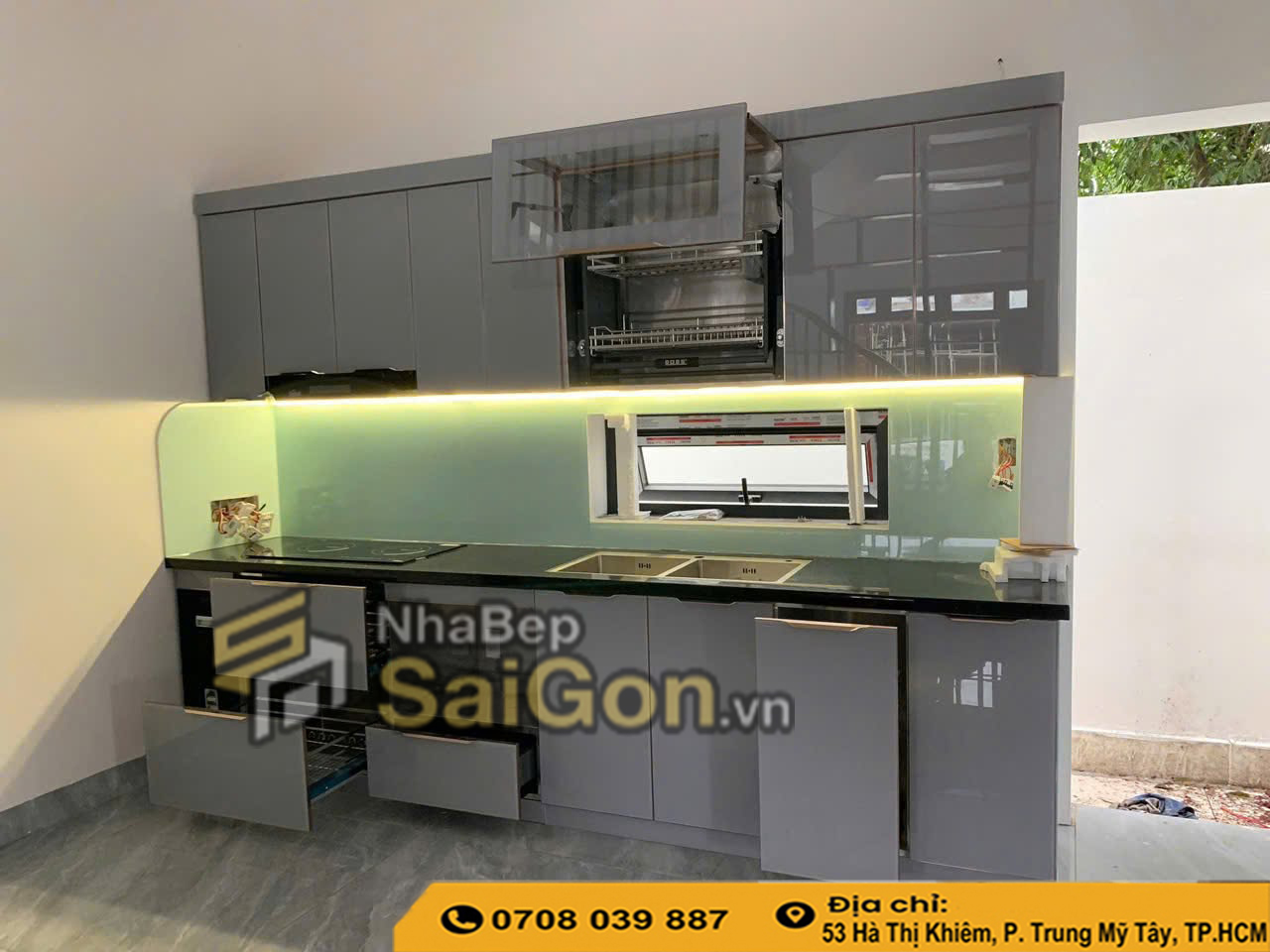 Thi Công Tủ Bếp Acrylic Gần Tôi