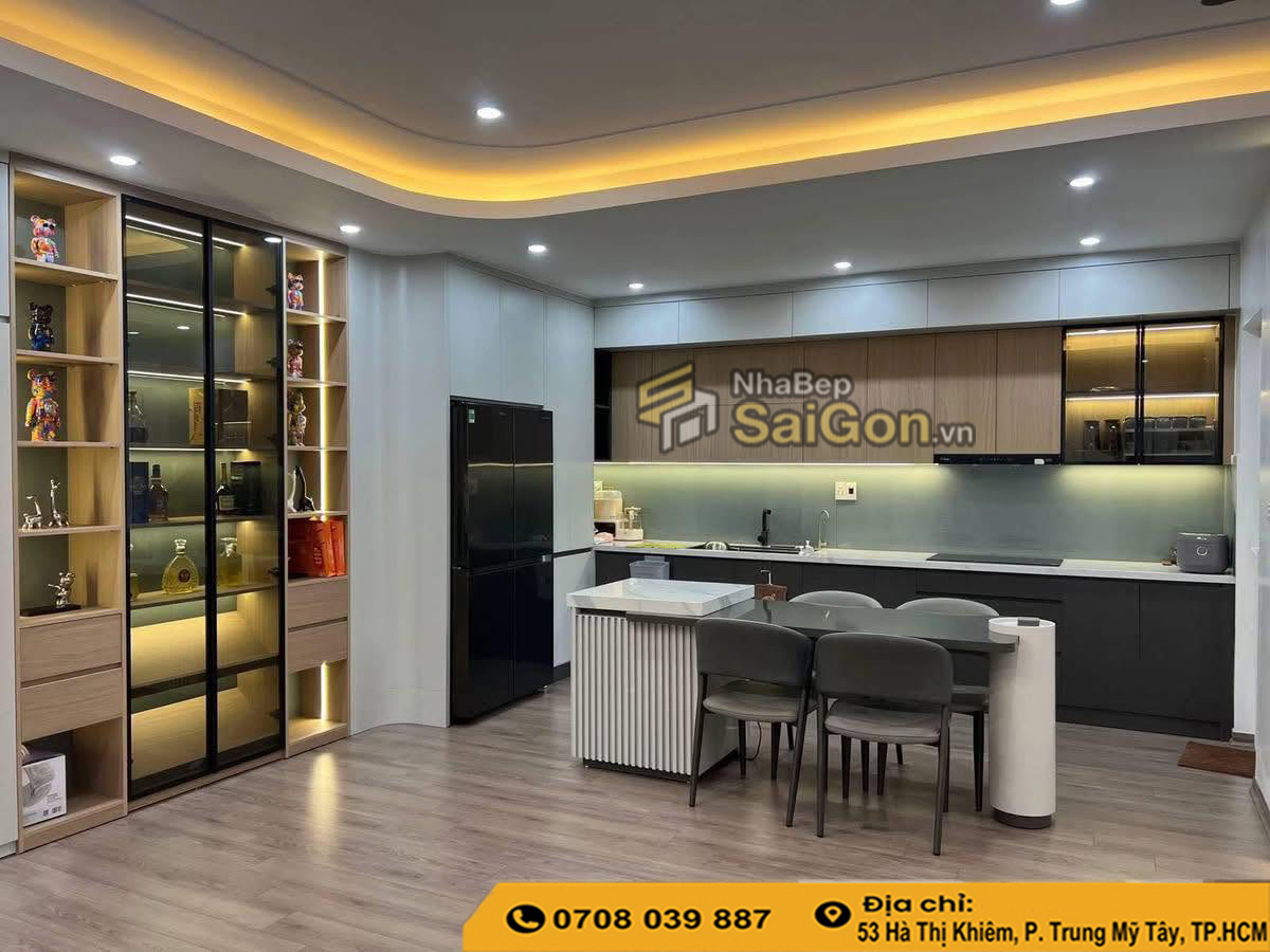 Thi Công Tủ Bếp Acrylic Gần Tôi