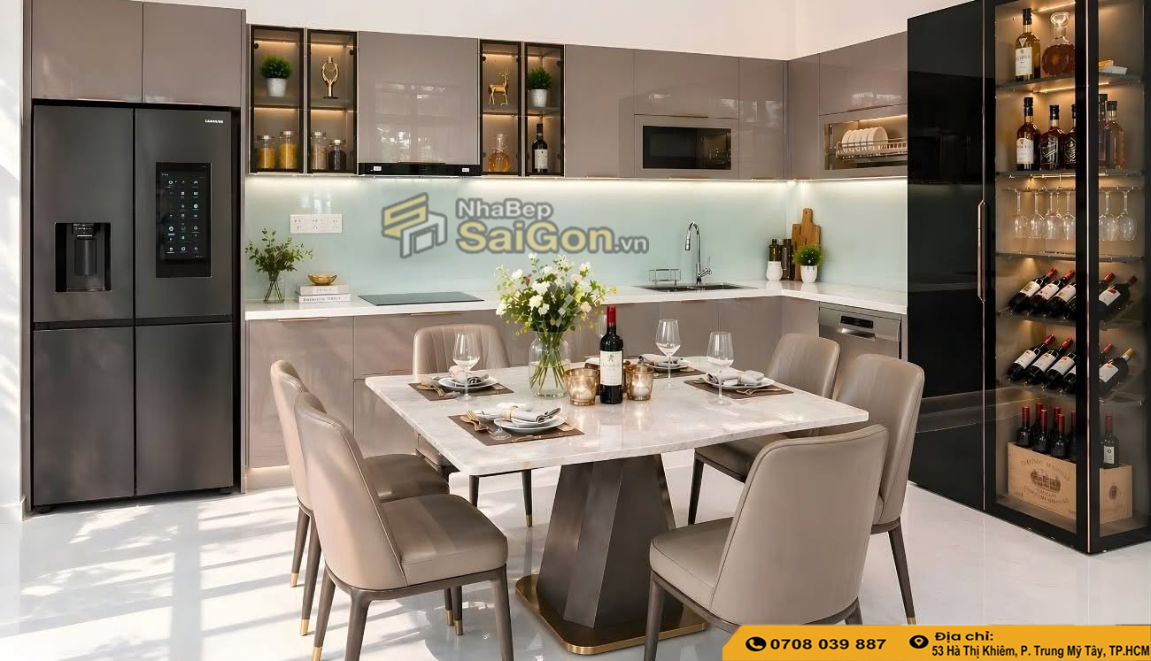 Tủ bếp nhựa đặc Đồng Nai