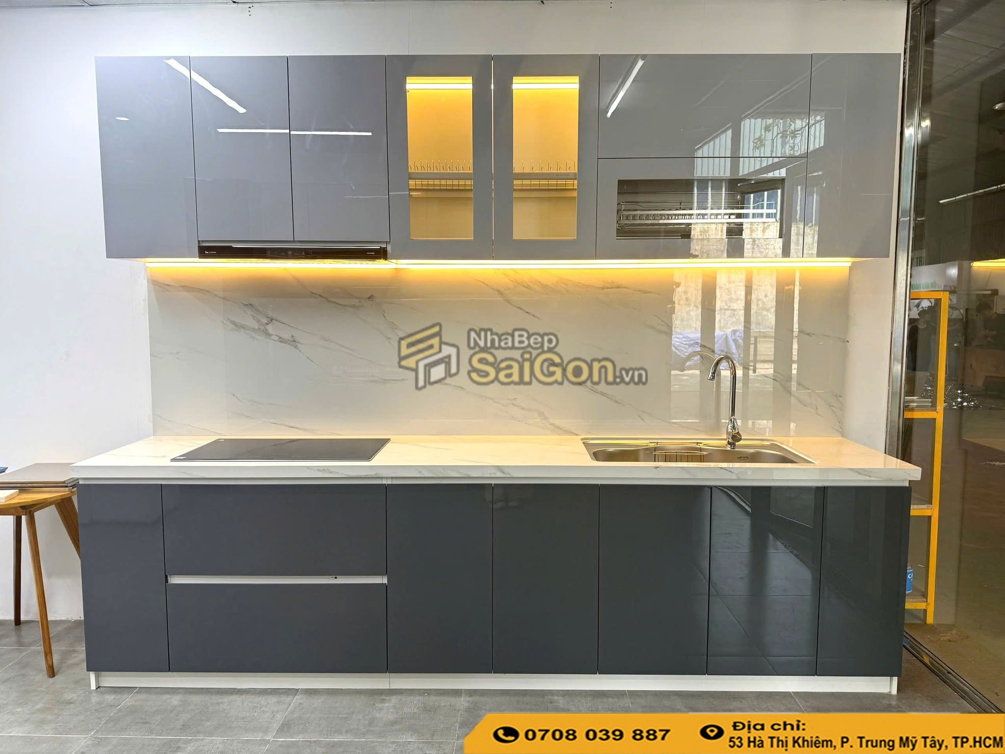 Thiết Kế Và Thi Công Tủ Bếp Nhựa