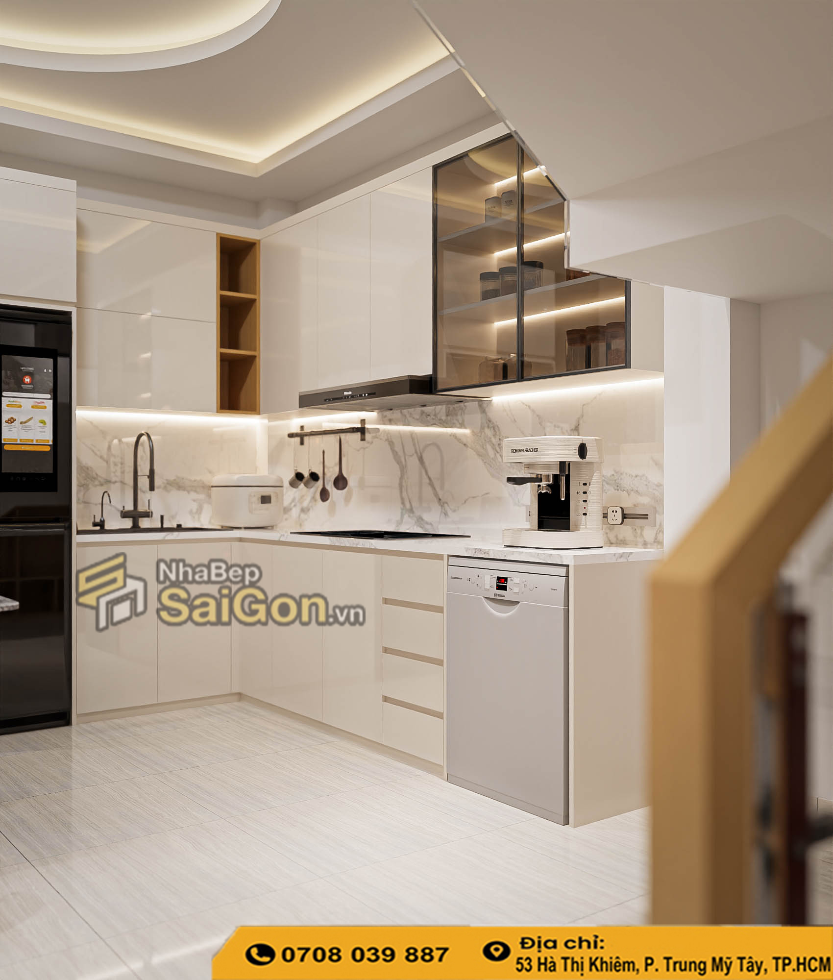 Thi Công Tủ Bếp Acrylic Gần Tôi