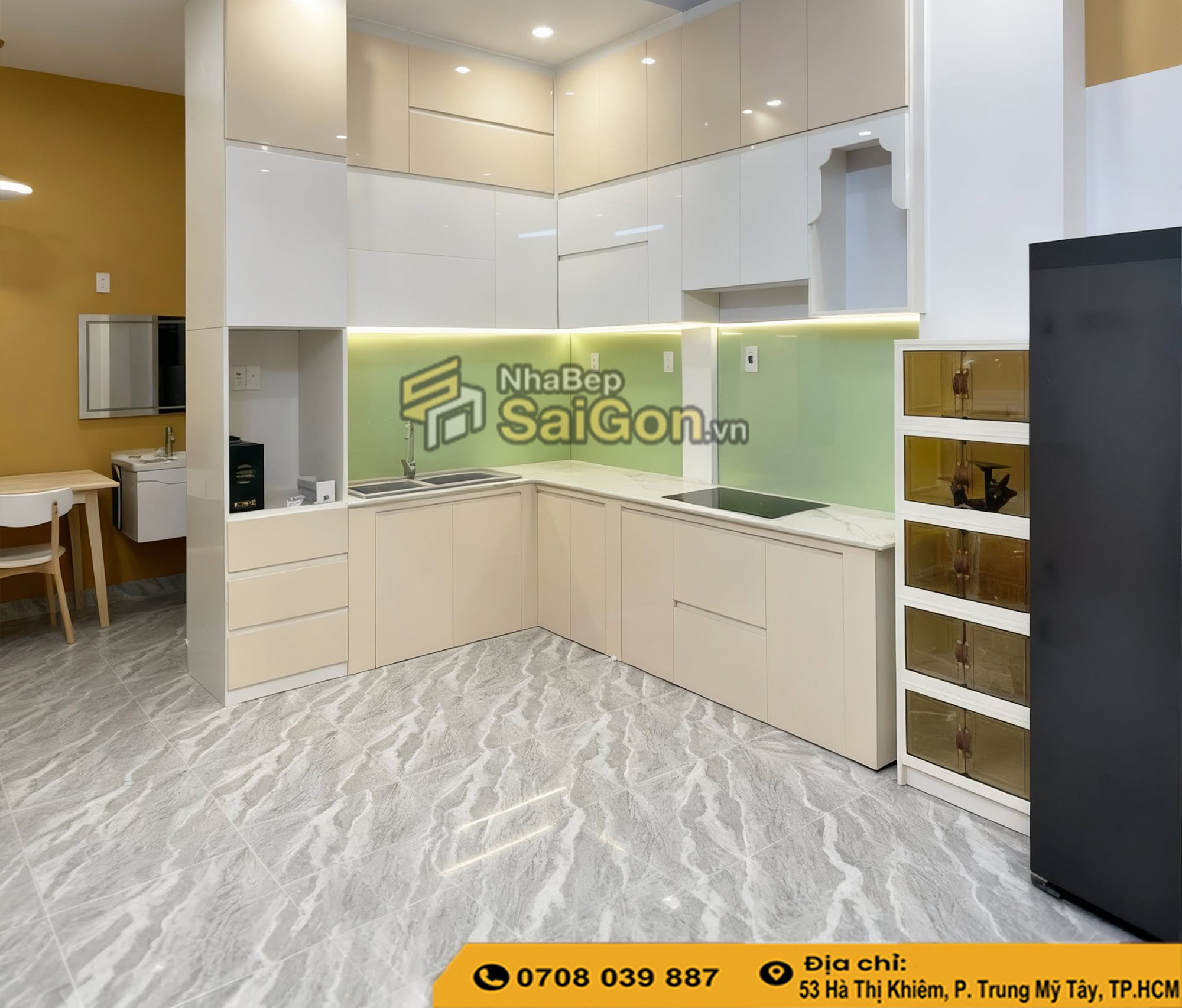 Tủ Bếp Acrylic Bình Dương