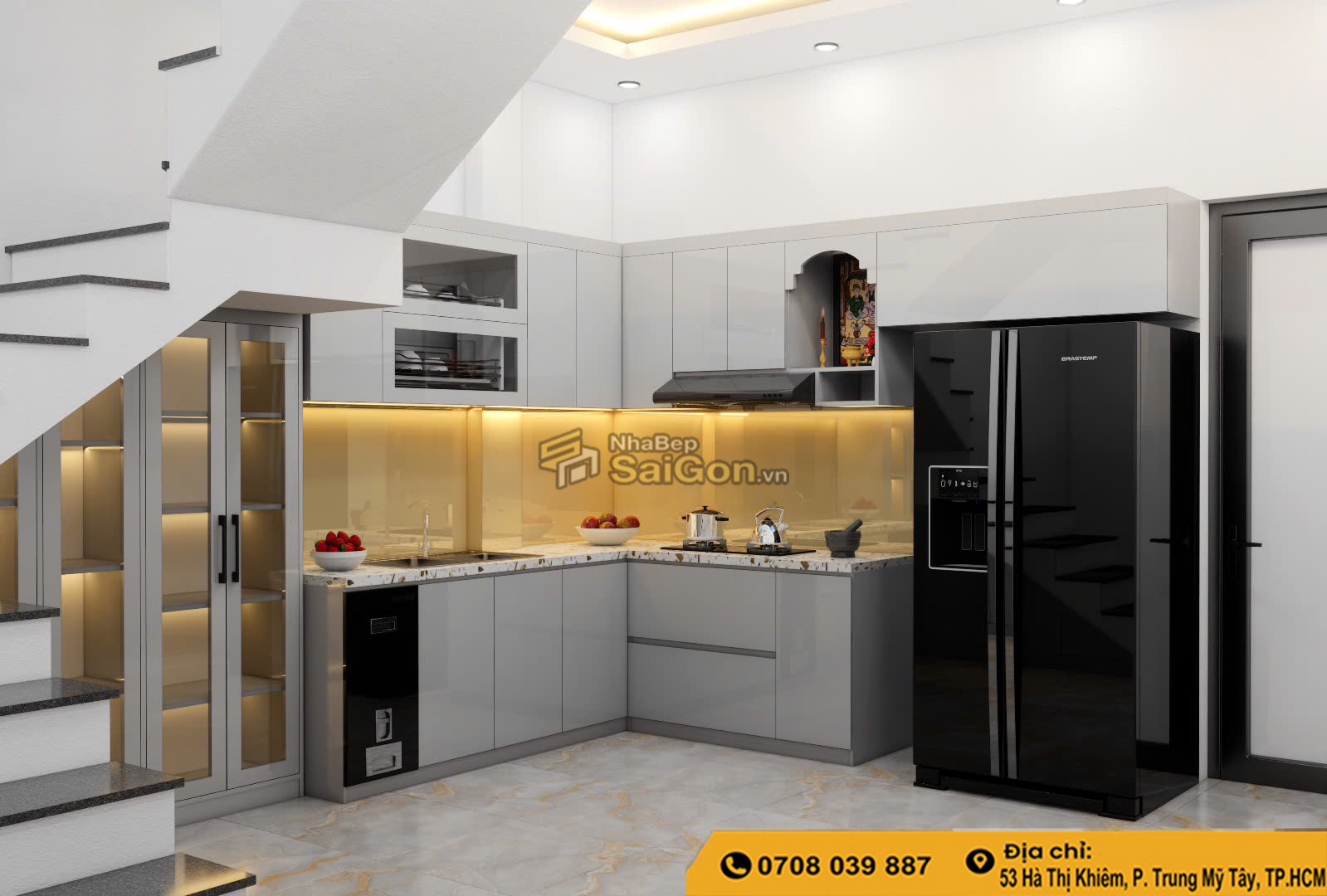 Tủ bếp nhựa đặc Thủ Đức