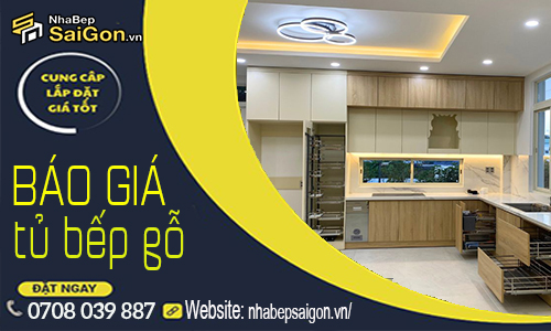 Báo Giá Tủ Bếp Gỗ Công Nghiệp