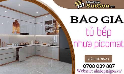 Giá Tủ Bếp Nhựa Picomat Phủ Acrylic