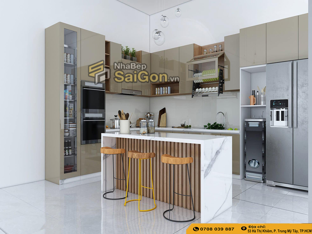 Tủ Bếp Acrylic TPHCM Giá Tốt