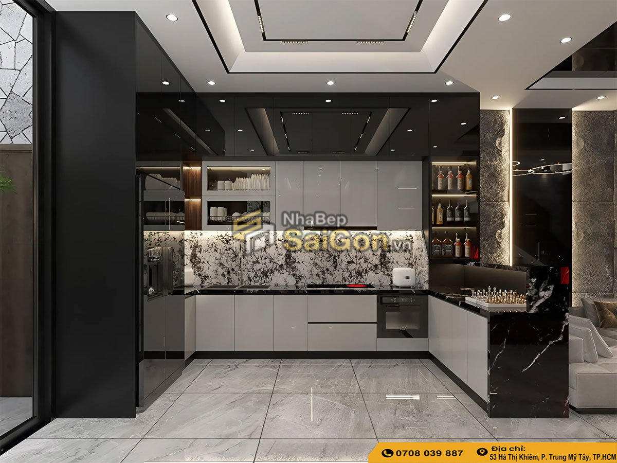 Tủ Bếp Acrylic TPHCM Giá Tốt