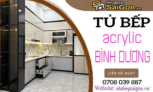 Tủ Bếp Acrylic Bình Dương