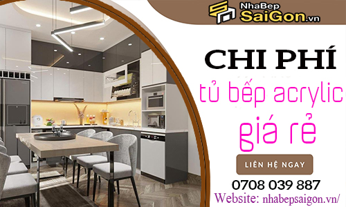 Tủ Bếp Acrylic Giá Rẻ