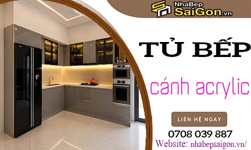 Tủ Bếp Cánh Acrylic