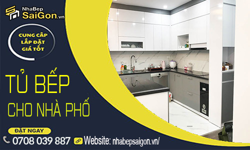 Tủ bếp cho nhà phố
