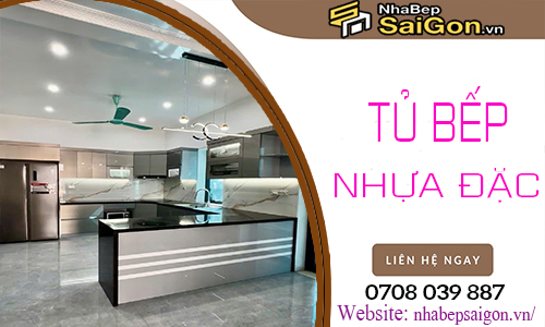 Tủ bếp nhựa đặc