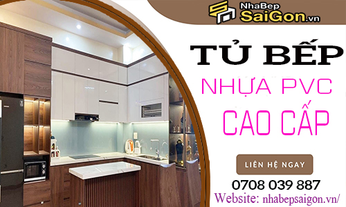 Tủ bếp nhựa PVC đặc