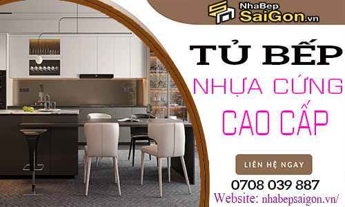 Tủ bếp nhựa cứng