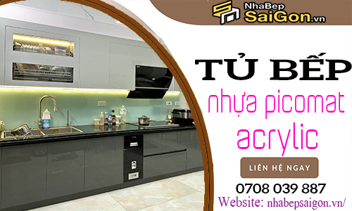 Tủ Bếp Nhựa Picomat Acrylic