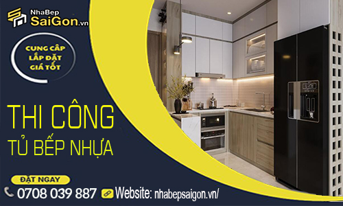 Thiết Kế Và Thi Công Tủ Bếp Nhựa