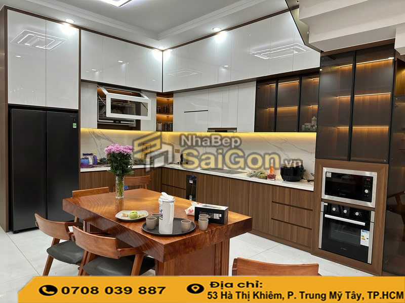 Báo Giá Tủ Bếp Gỗ Công Nghiệp