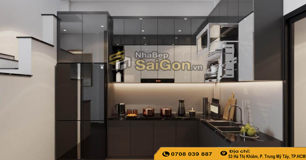 Thiết Kế Và Thi Công Tủ Bếp Nhựa