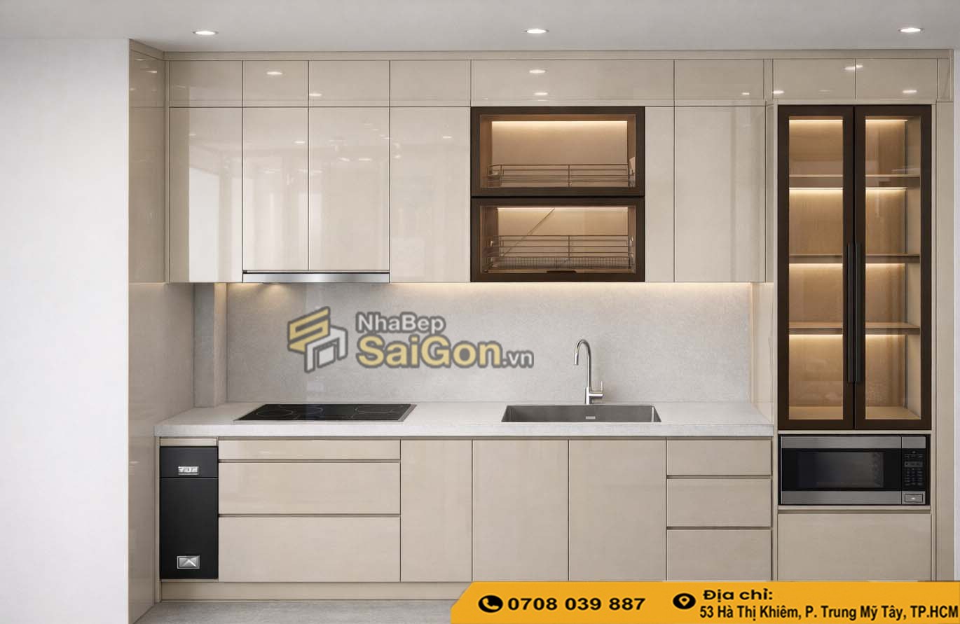 Tủ Bếp Acrylic TPHCM Giá Tốt