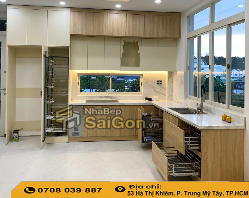 Báo Giá Tủ Bếp Gỗ Công Nghiệp