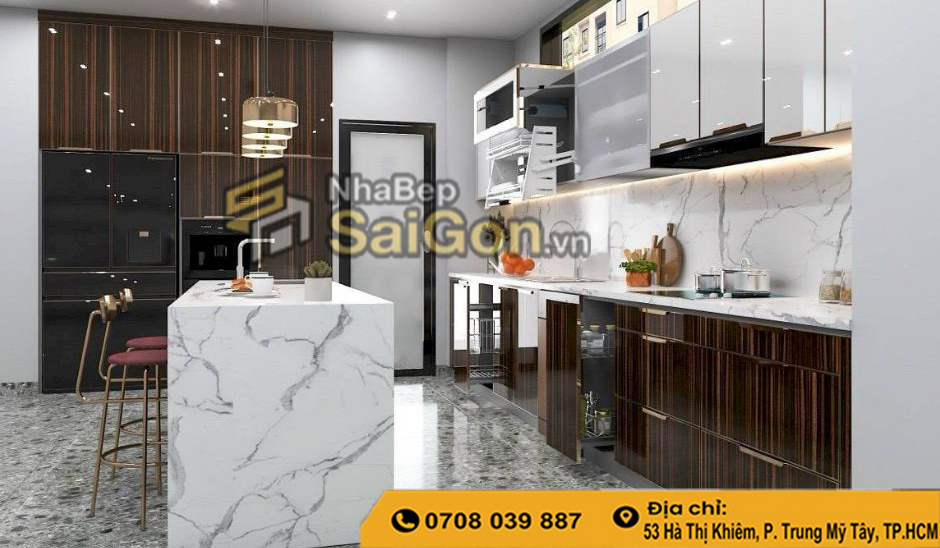 Tủ Bếp Acrylic Đồng Nai