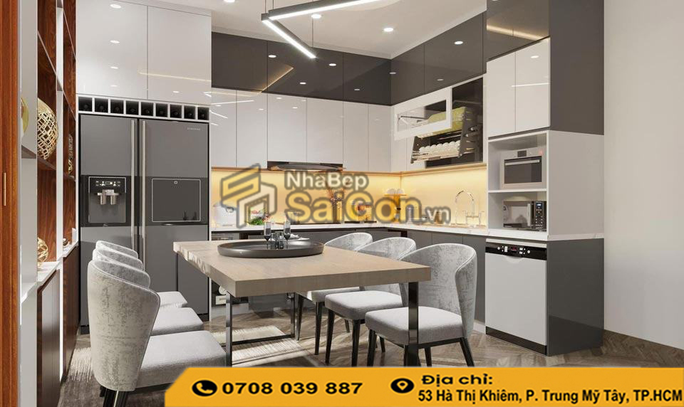 Tủ Bếp Acrylic Giá Rẻ