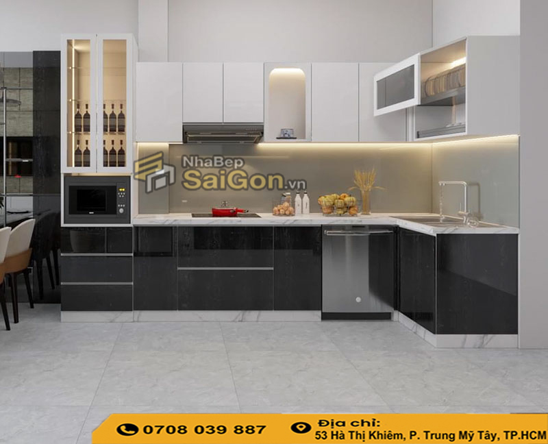 Tủ bếp nhựa đặc cao cấp