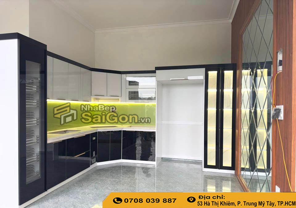 Tủ bếp nhựa PVC đặc