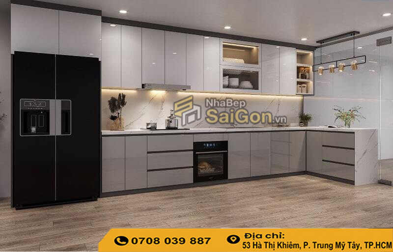 Tủ bếp nhựa đặc cao cấp