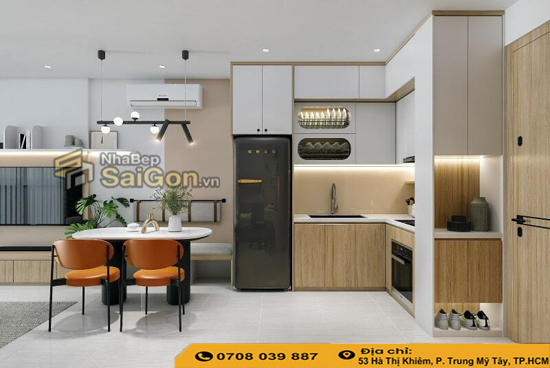 Tủ bếp nhựa đặc cao cấp