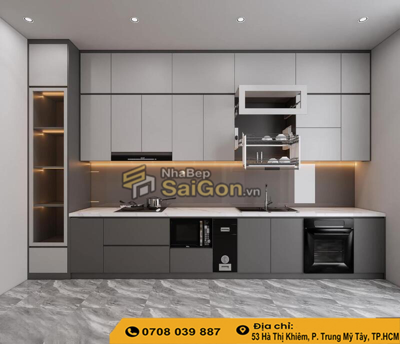 Tủ bếp nhựa đặc cao cấp