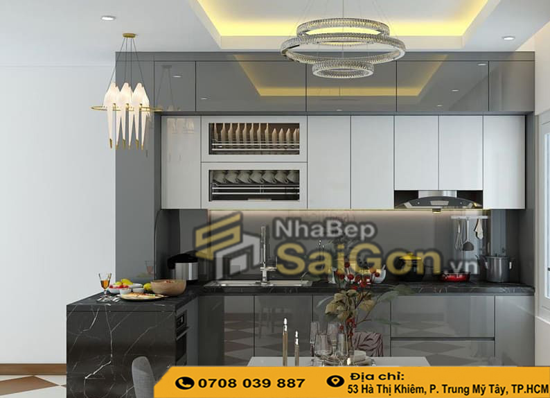 Báo giá tủ bếp nhựa đặc