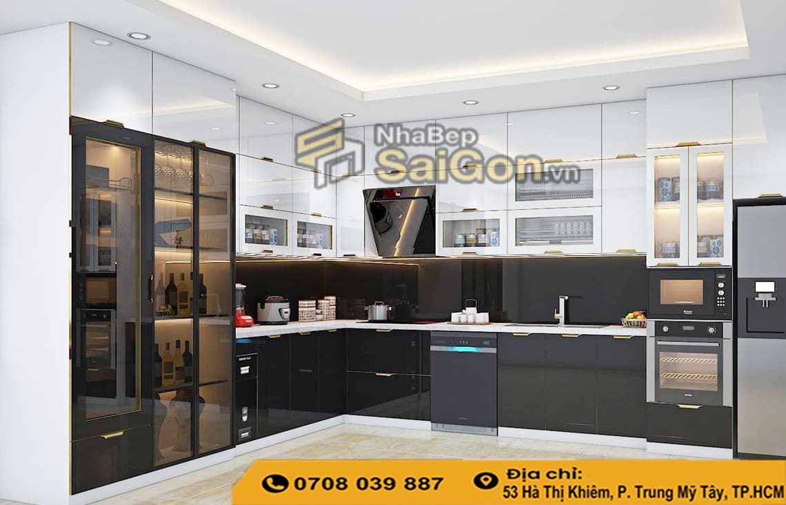 Tủ bếp nhựa cứng