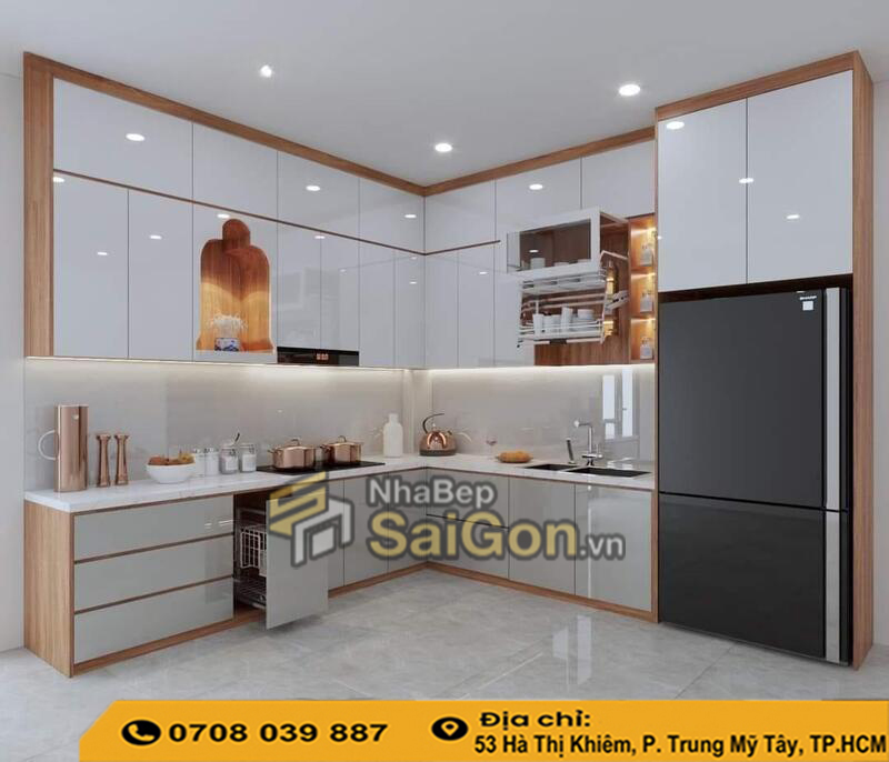 Giá Tủ Bếp Nhựa Picomat Phủ Acrylic