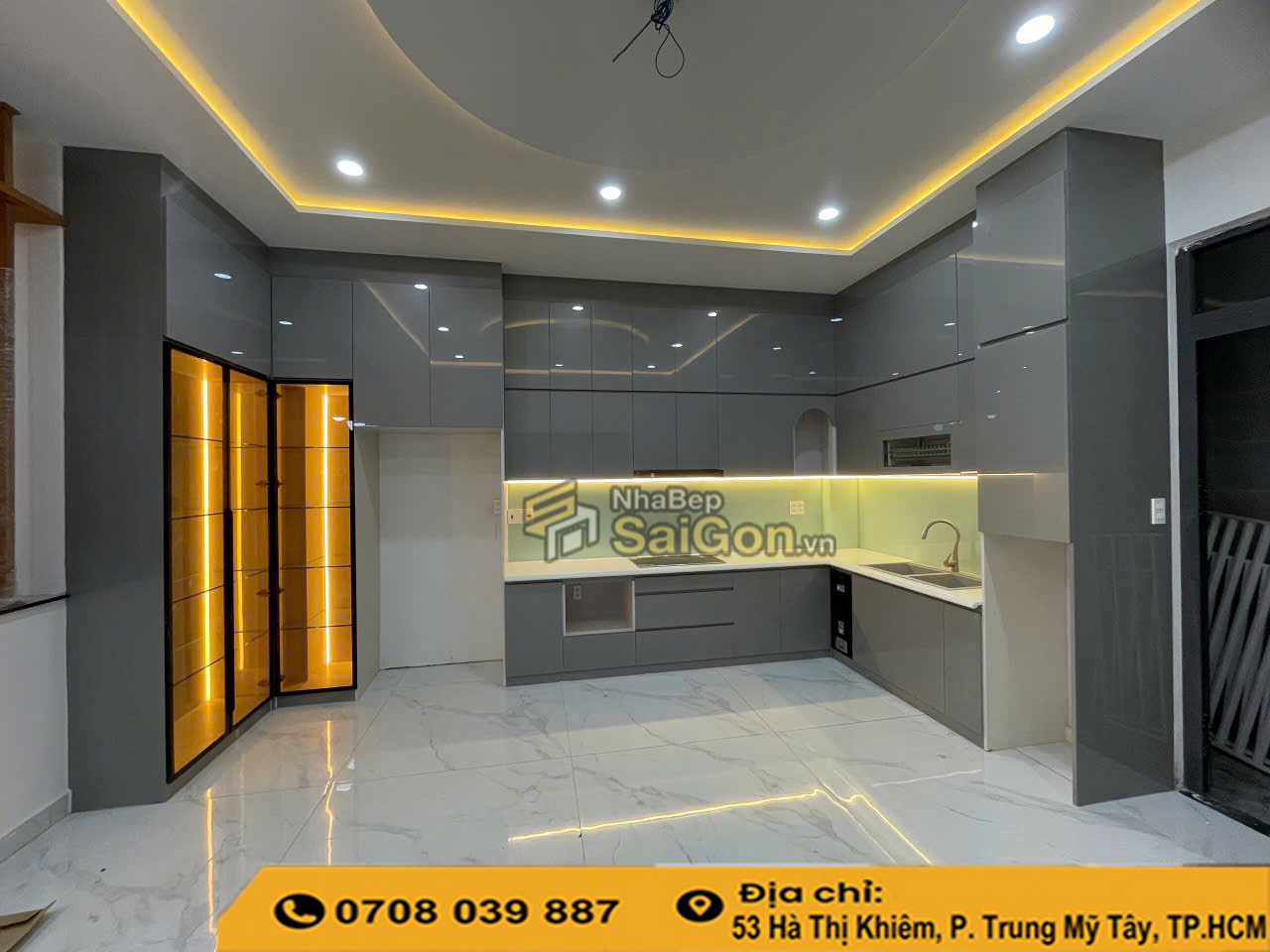 Tủ bếp nhựa PVC đặc