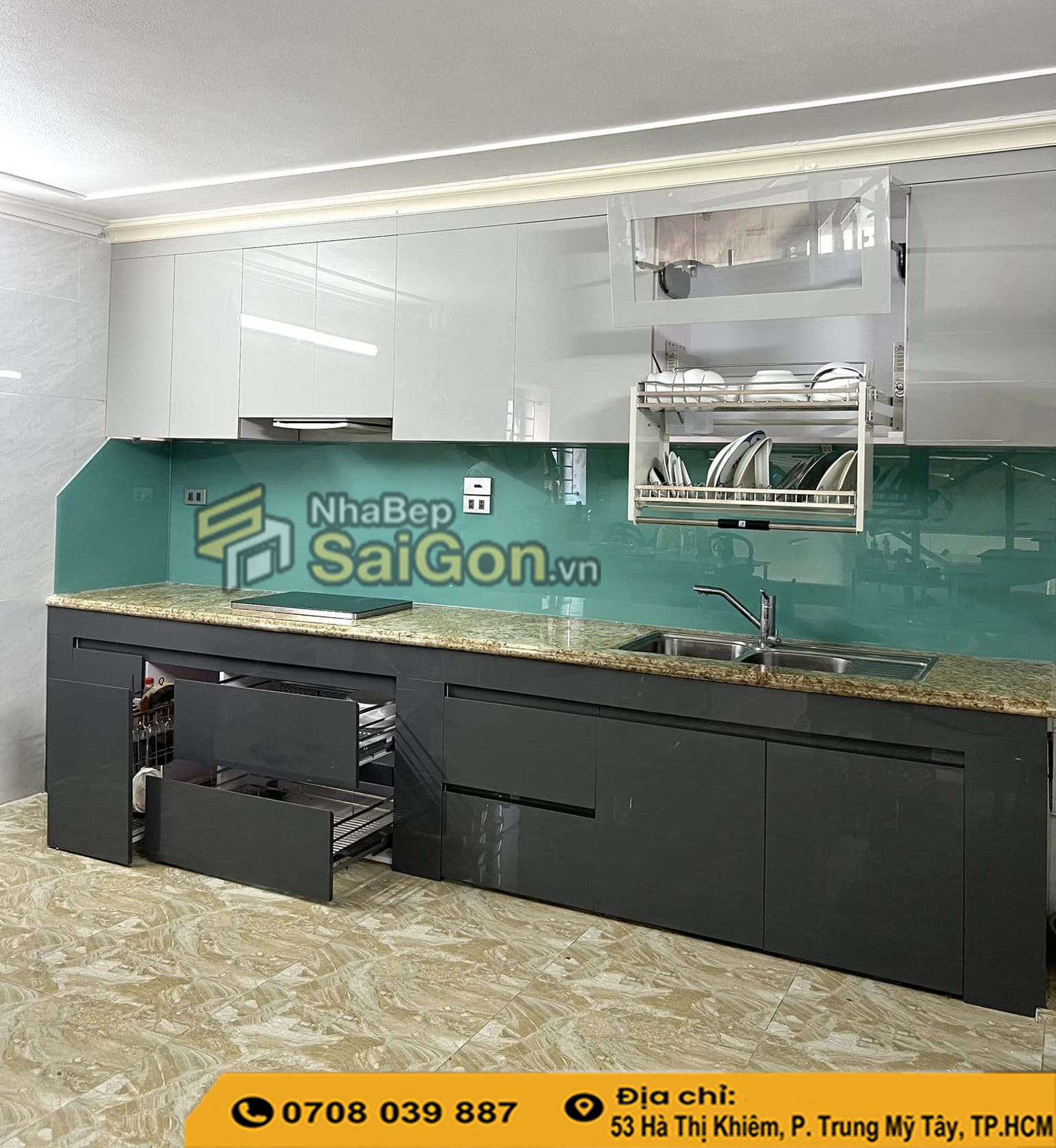 Tủ Bếp Acrylic Đồng Nai