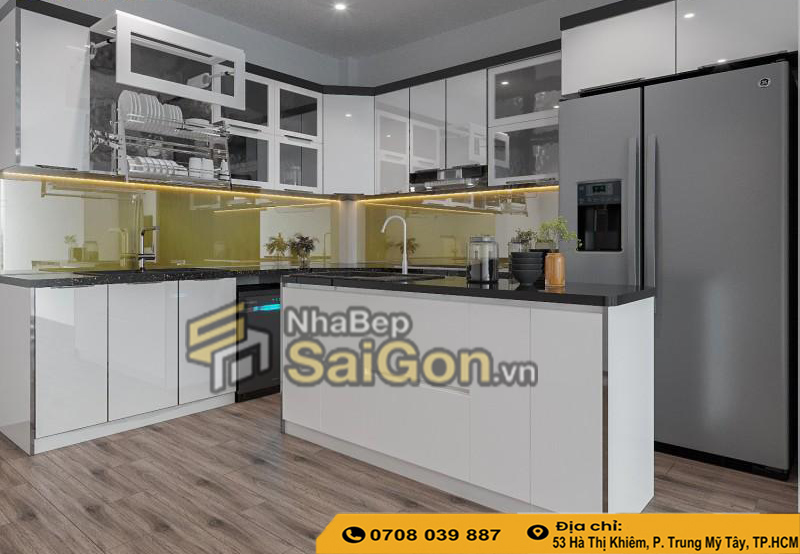 Tủ Bếp Acrylic TPHCM Giá Tốt