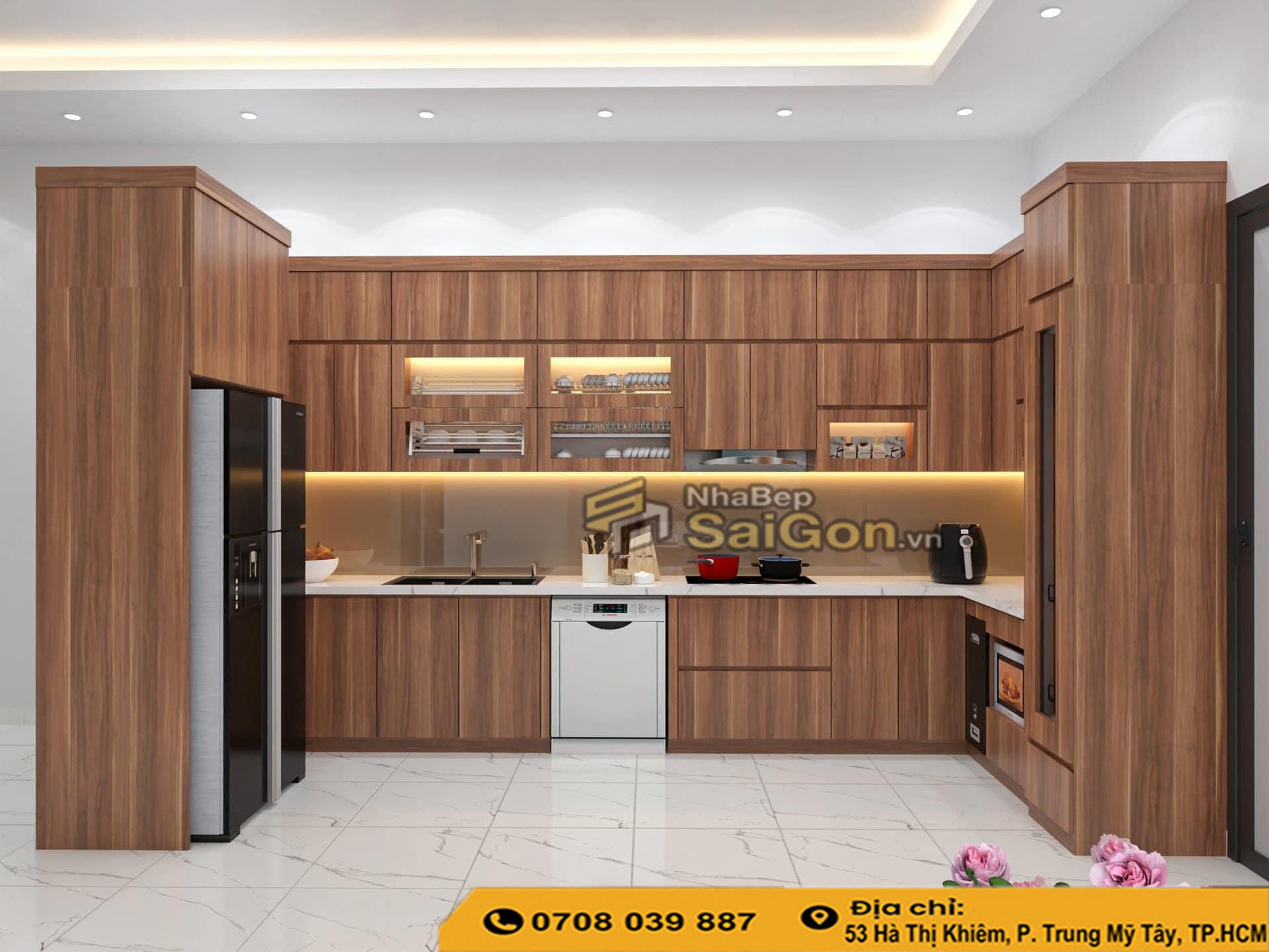 Báo Giá Tủ Bếp Gỗ Công Nghiệp