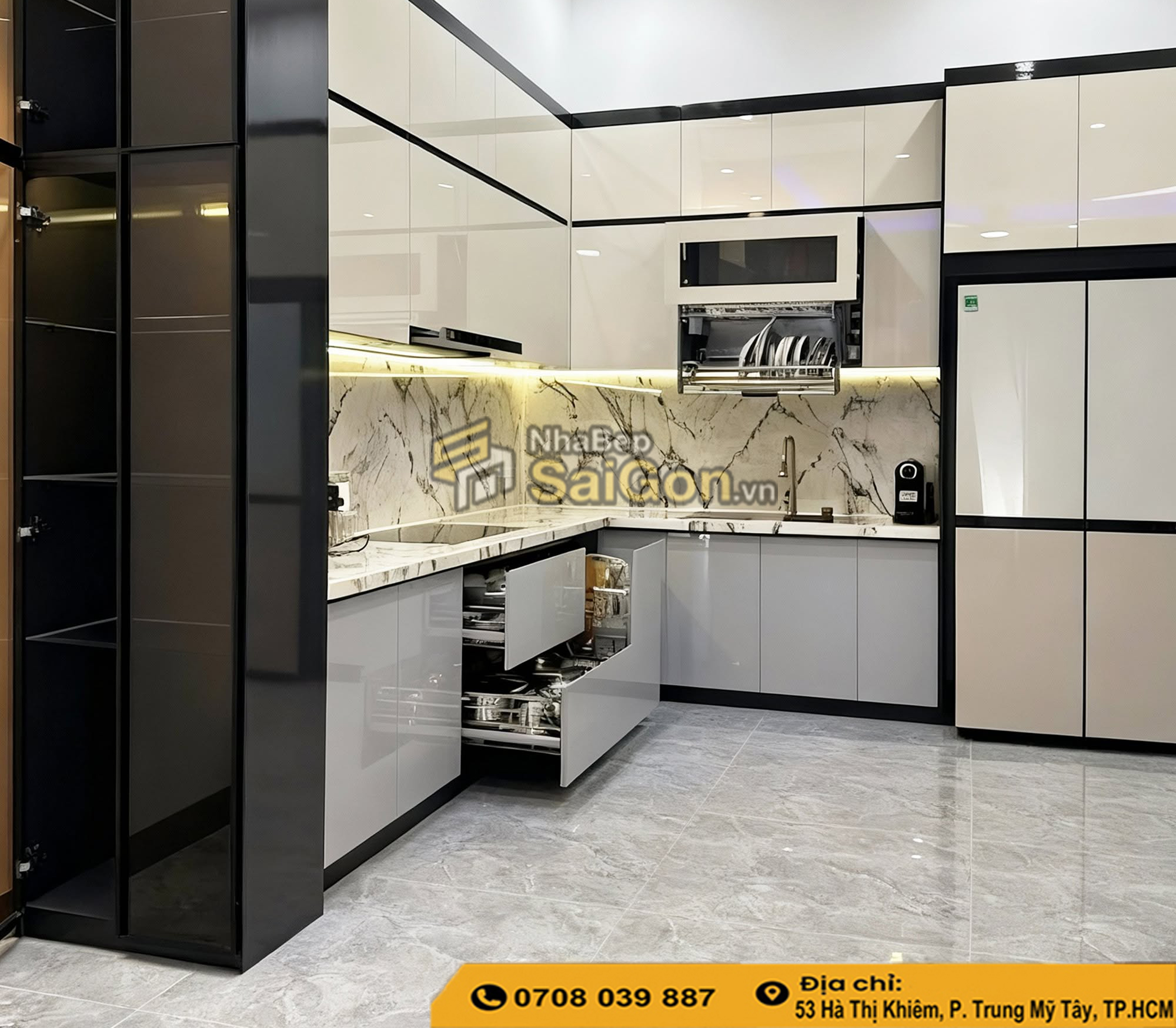 Tủ Bếp Acrylic Bình Dương