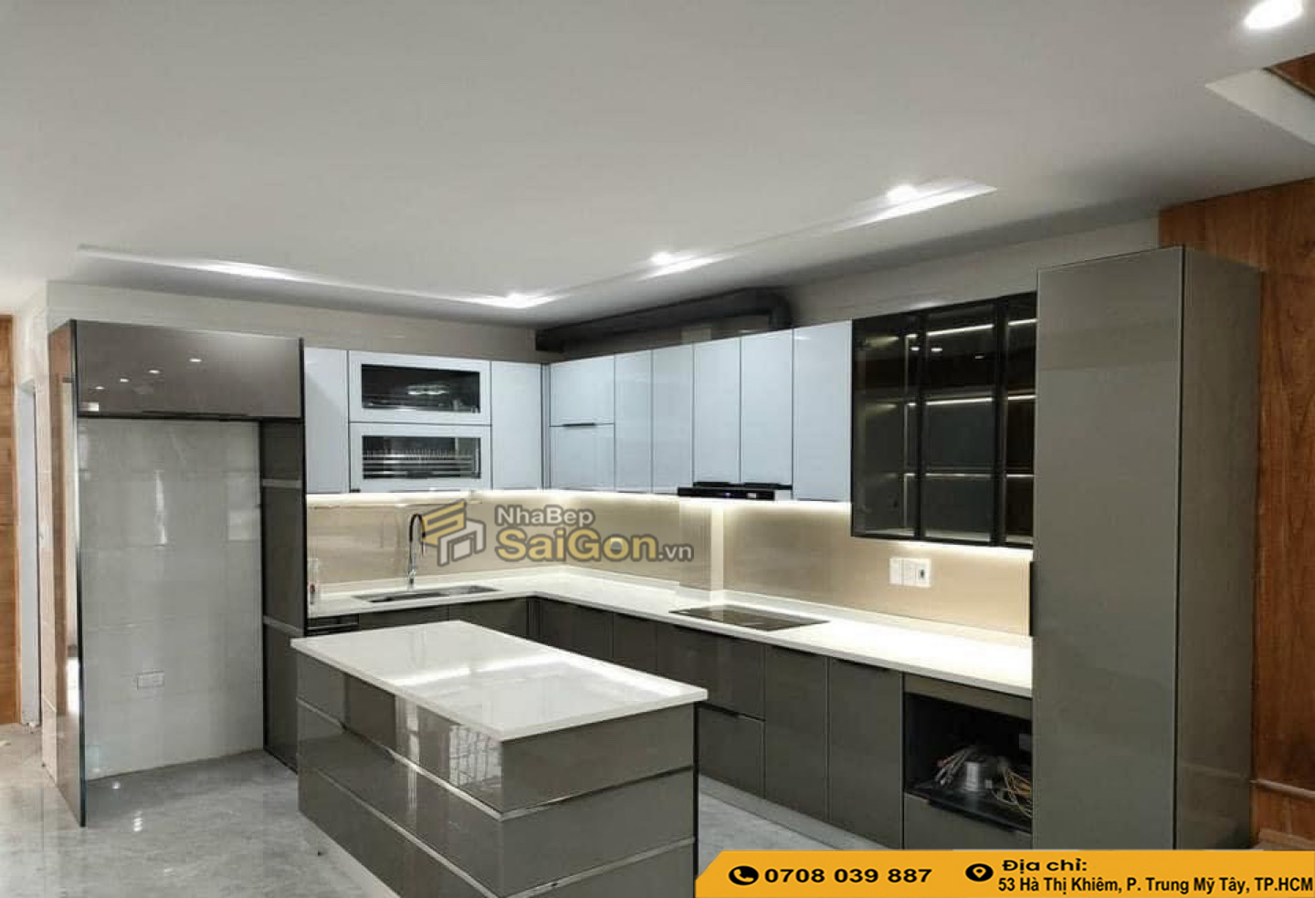 Tủ bếp nhựa đặc Bình Dương