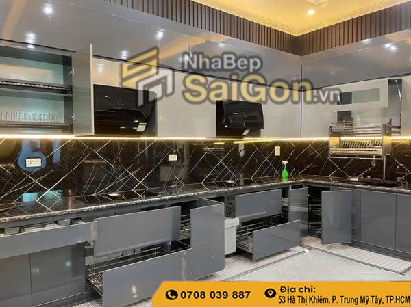 Báo Giá Tủ Bếp Nhựa PVC Acrylic