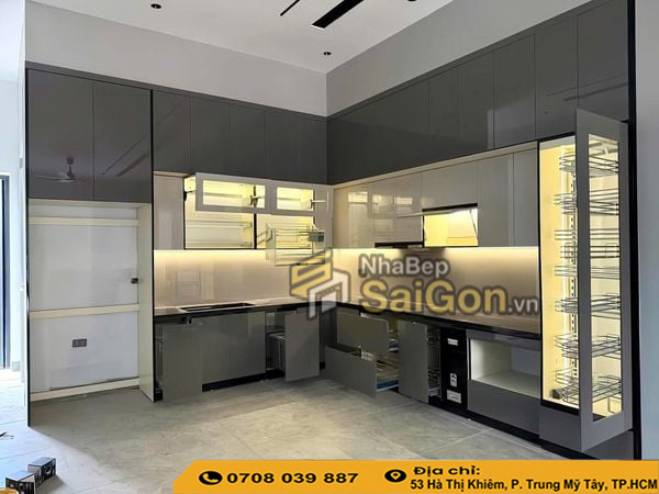 Báo Giá Tủ Bếp Nhựa PVC Acrylic