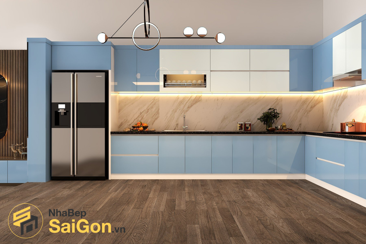 Tủ bếp chữ L - TBL004