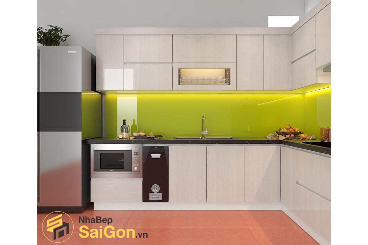 Tủ bếp chữ L - TBL005