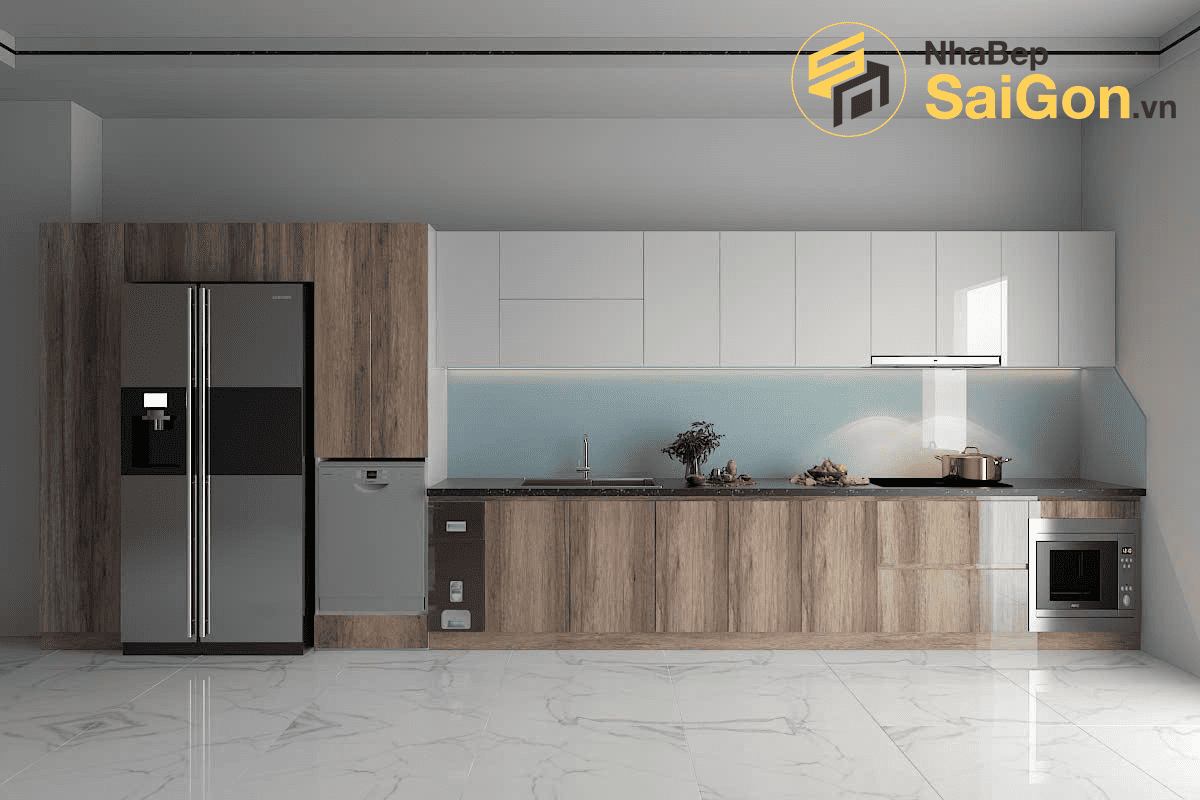 Tủ bếp chữ L - TBL019